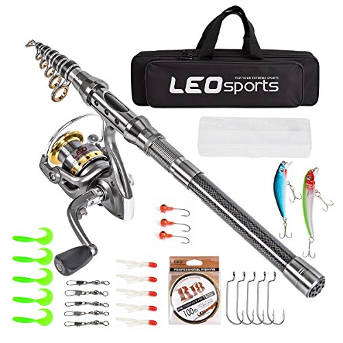 Leo Telescopic Fishing Rod