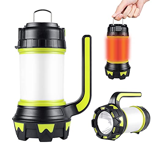 LED Camping Lantern Rechargeable, Wsky 1800LM Lanterns for Power