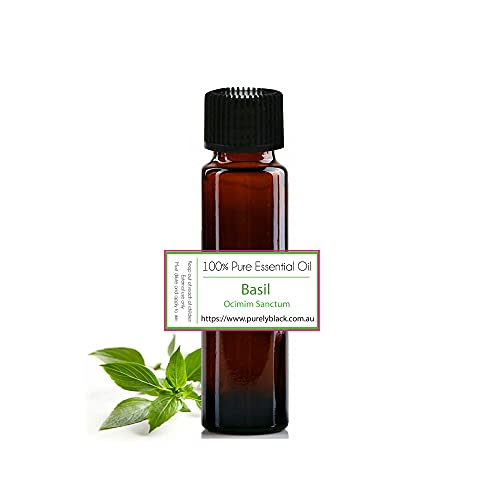 purelyBlack Pure Basil Essential Oil