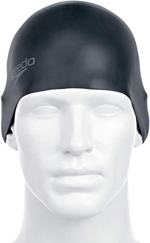 Speedo Plain Moulded Silicone Swim Cap