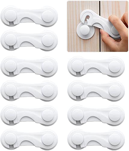 Child Safety Cabinet Locks (10 Pack) - Baby Proofing...