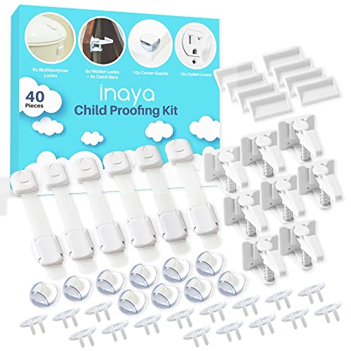 Baby Safety Kit, 58 Packs Baby Proofing Essentials Kit Child