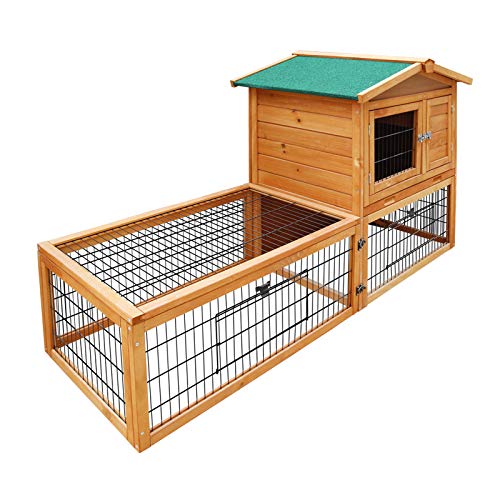 Rabbit Hutch Wooden Chicken Coop Guinea...