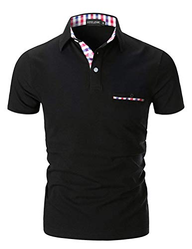 STTLZMC Mens Casual Short Sleeve Poloshirt