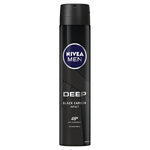 Nivea Men Deep Aerosol Antiperspirant Deodorant Spray