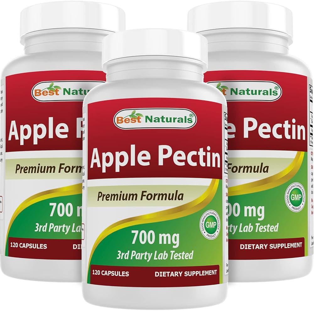 Best Naturals Apple Pectin 700mg Capsules