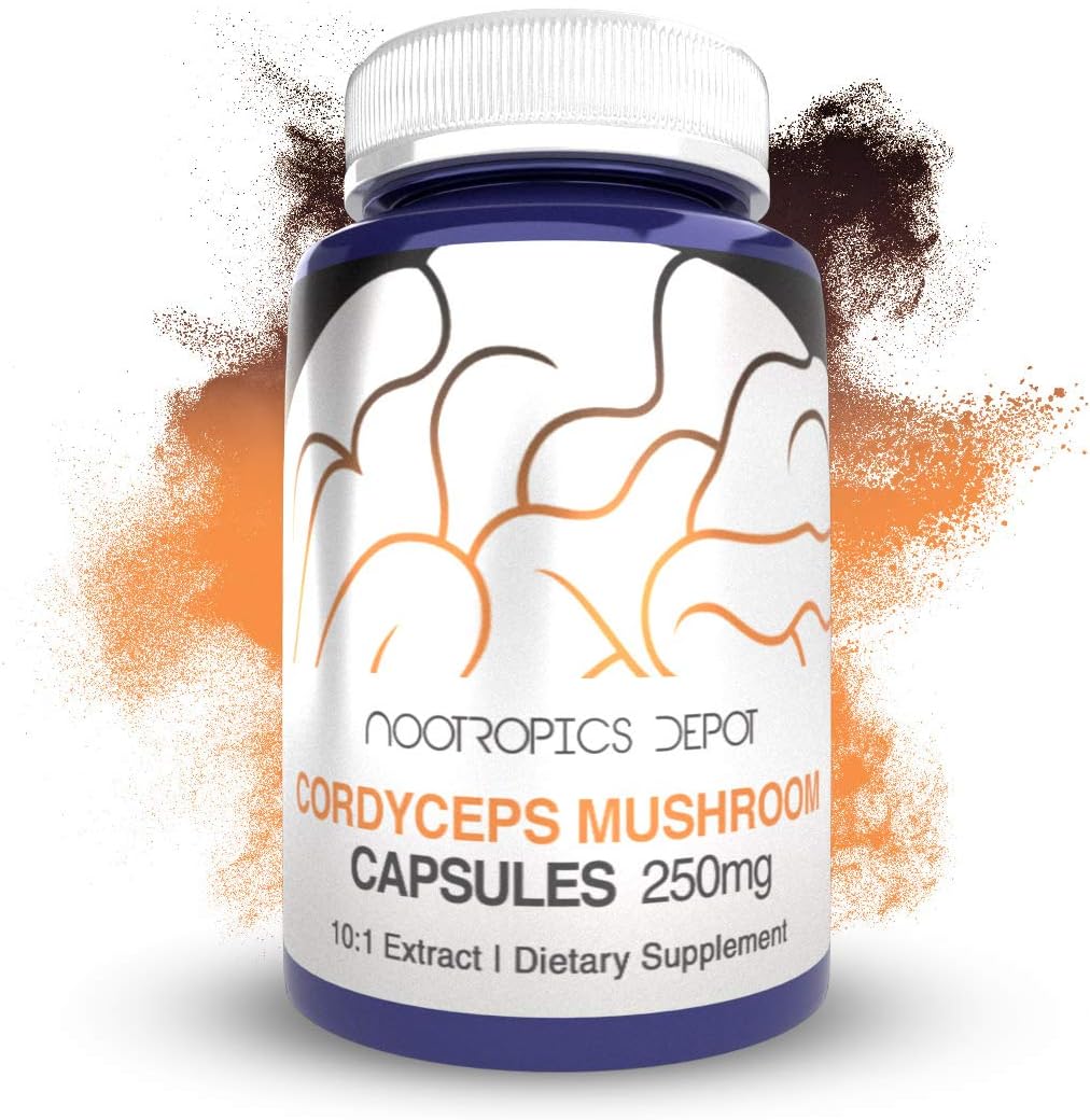 Brand Cordyceps Capsules 250mg 60 Count