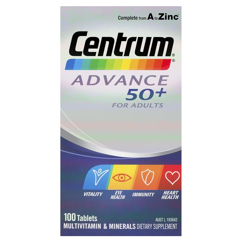 Centrum Advance 50+ Multivitamin, 100 T...