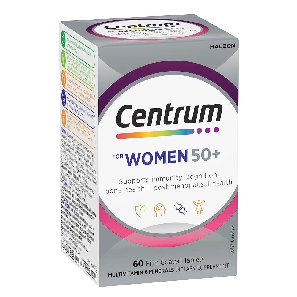 Centrum Women 50+ Multivitamin, 60 Tablets