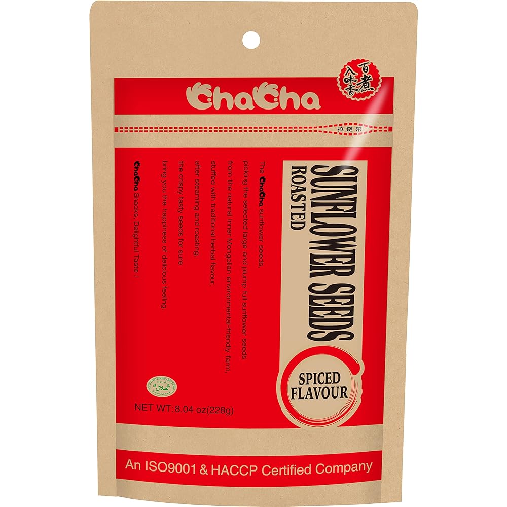 Chacheer Spiced Sunflower Seeds, 228g