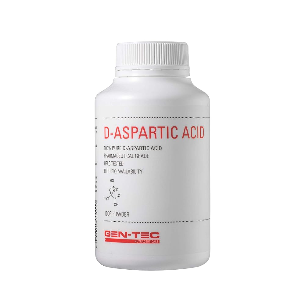 Gen-Tec D-Aspartic Acid Powder, 100g