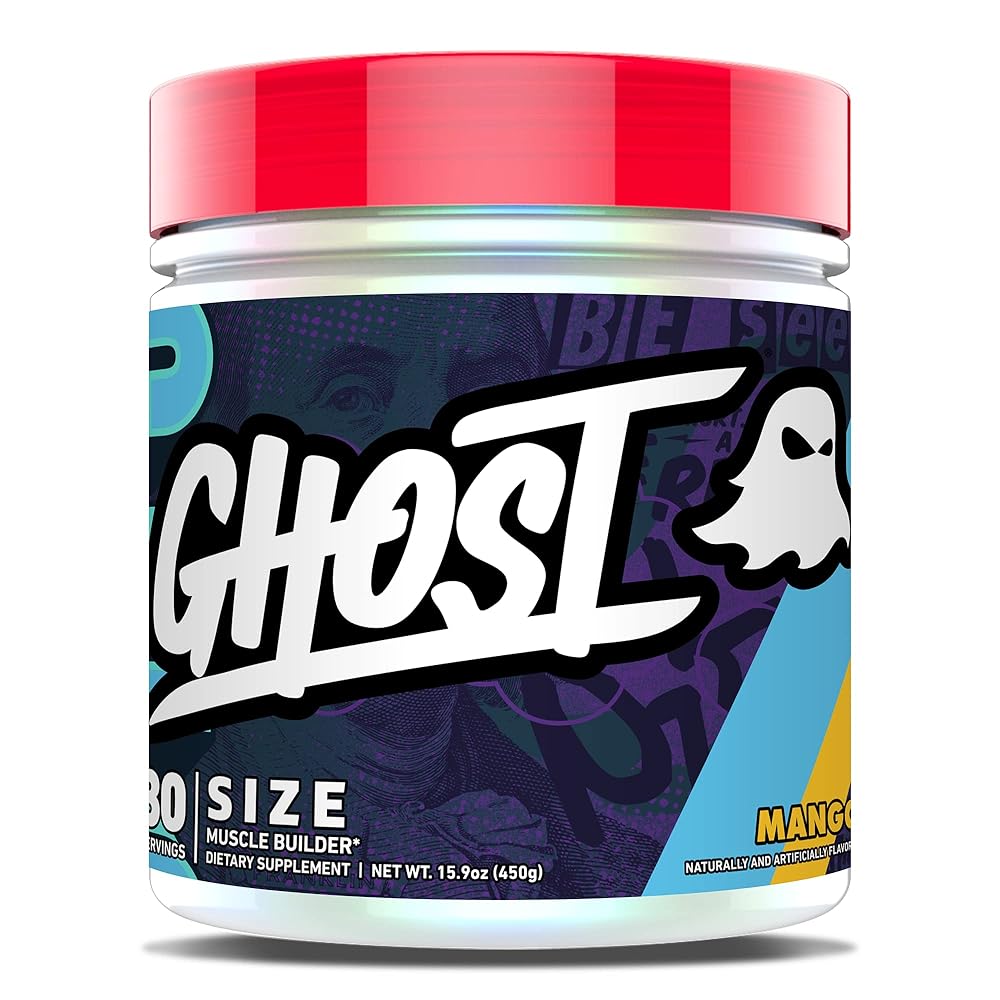 Ghost Size Muscle Builder - Mango, 30 Servings