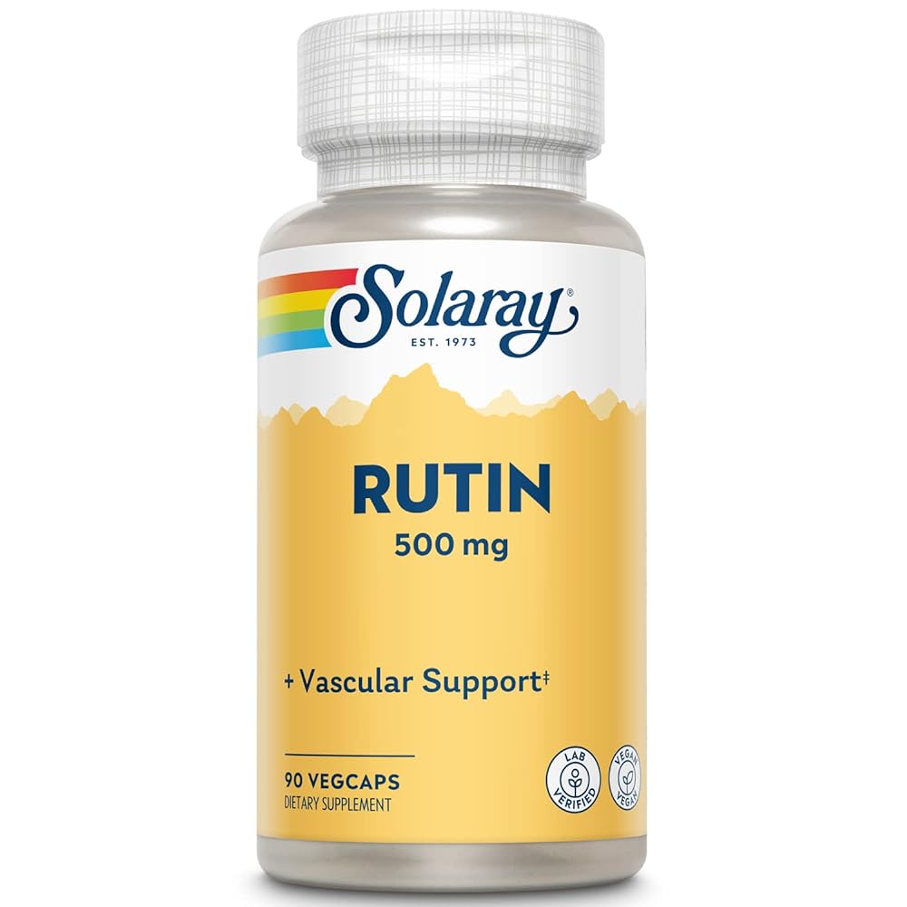 Solaray Rutin 500mg, 90 Count Supplements