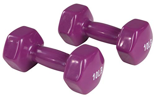 Amazon Basics Vinyl Dumbbells