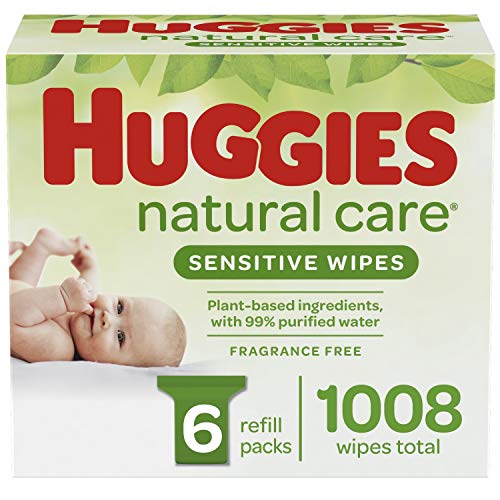 HUGGIES Natural Care Unscented Baby Wipes