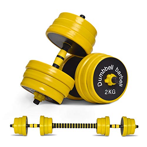 NICE C Adjustable Dumbbell Barbell Weig...