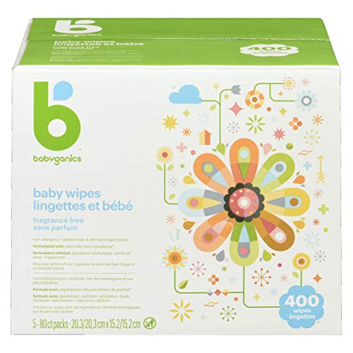 Babyganics Unscented Baby Wipes