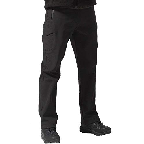 FREE SOLDIER Mens Outdoor Softshell Fleece Lined Car...