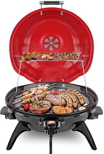 Techwood 15-Serving Indoor/Outdoor Electric Grill fo...