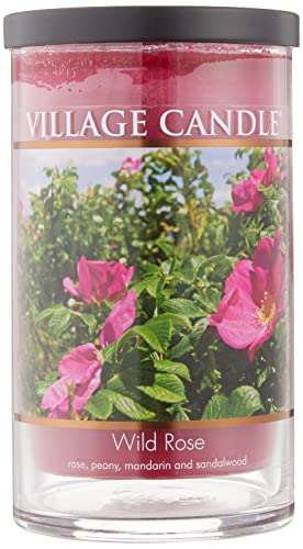 Village Candle Wild Rose Large Glass Ap...