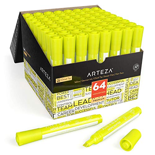 Arteza Yellow Highlighters