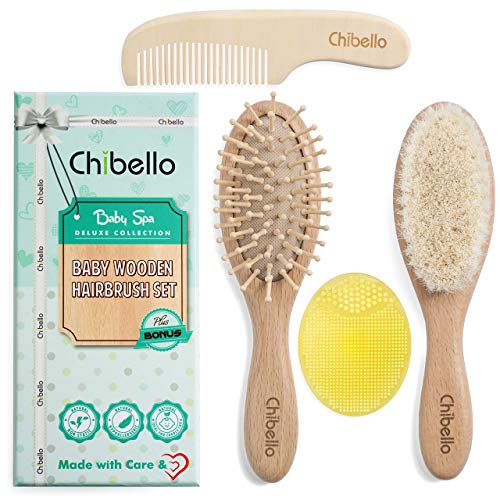 Wooden Baby Hair Brush