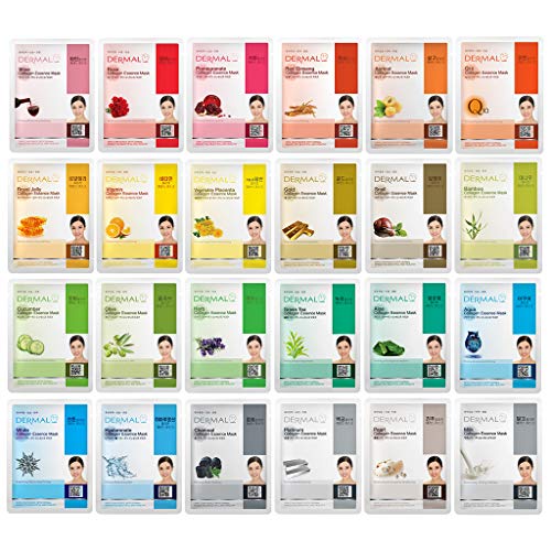 DERMAL Collagen Essence Full Face Facial Mask Sheet