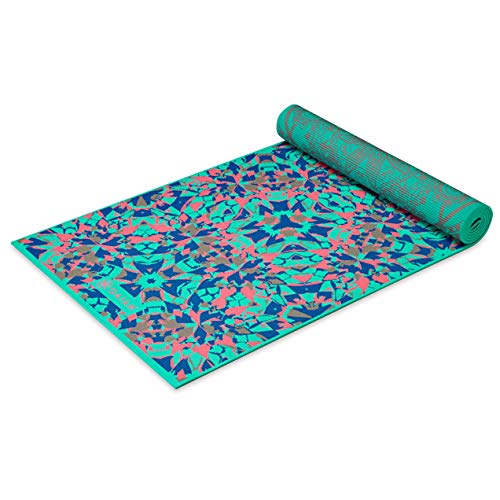 Gaiam Premium Print Reversible Yoga Mat