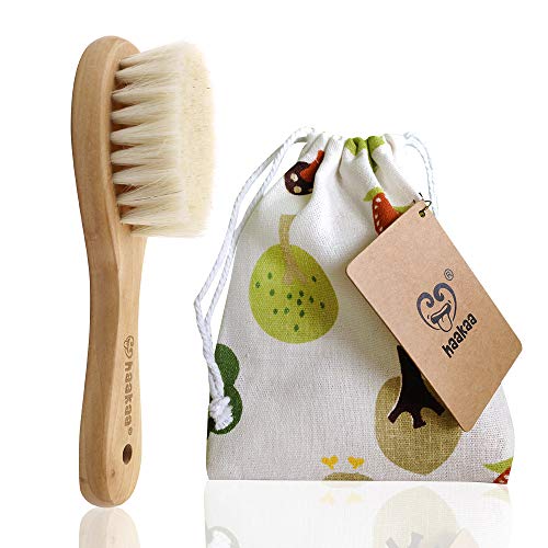 haakaa Wooden Baby Hair Brush