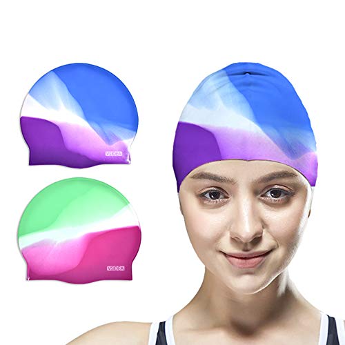 Vsidea Silicone Swim Caps