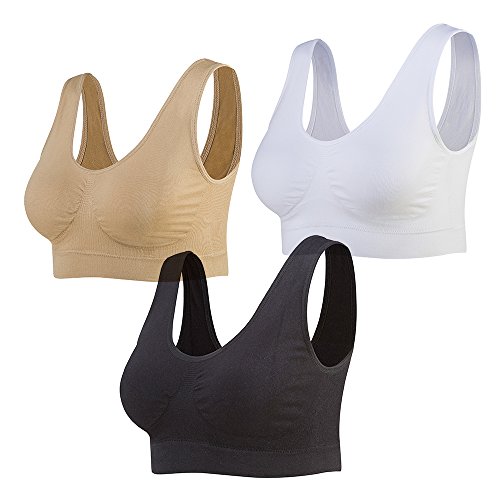 Lemef 3-Pack Seamless Sports Bra