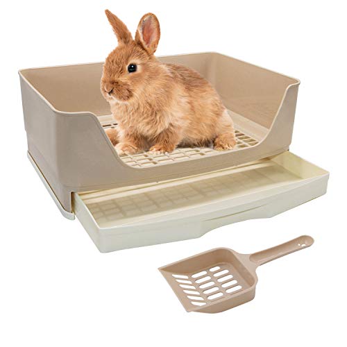 BWOGUE Large Rabbit Litter Box Toilet