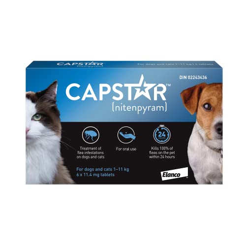 Capstar Oral Flea Treatment for Small Dogs and Cats