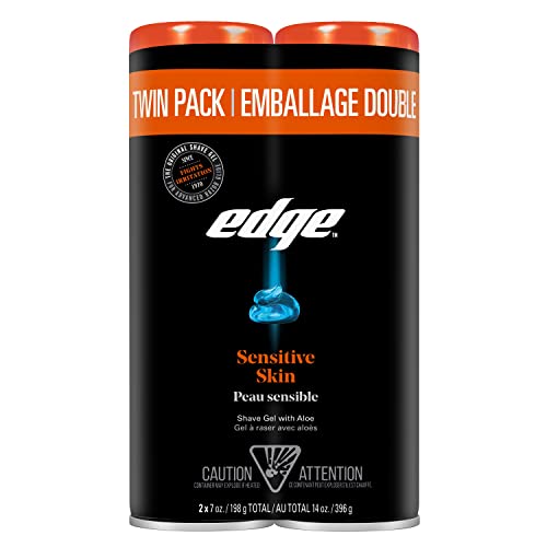 Edge Sensitive Skin Shaving Gel Twin Pack