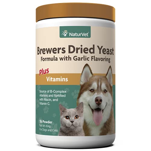 NaturVet Brewer's Dried Yeast Formula with Garlic Fl...