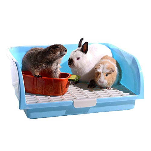 Super Large Rabbit Litter Box with Grate