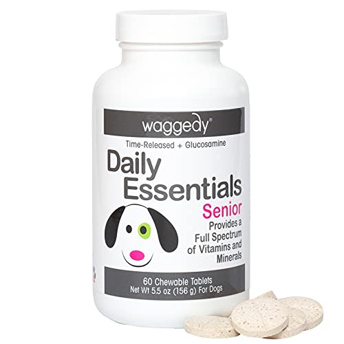 Waggedy Senior Dog Vitamins, Dog Multiv...