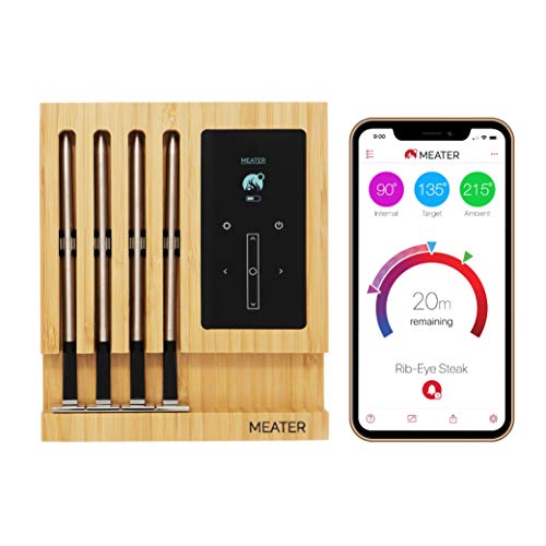 MEATER Block | 4-Probe Premium Smart Meat Thermomete...