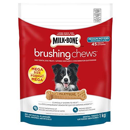 Milk-Bone Brushing Chews Medium Dog Dental Dog Treats