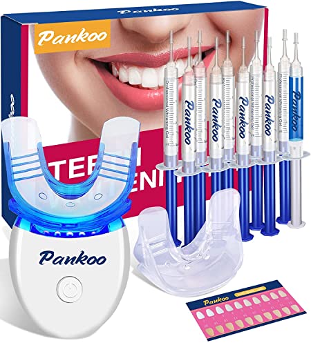 Teeth Whitening Kit with LED Light at Home for Sensi...