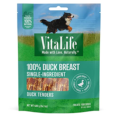 VitaLife 400 g Duck Tenders, All Natura...