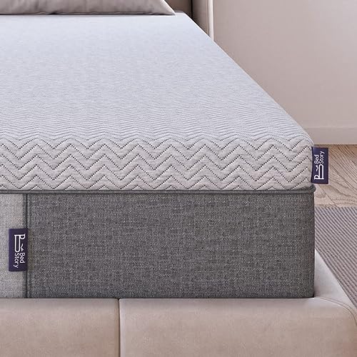 BedStory Memory Foam Mattress Topper Queen, 3 Inch C...