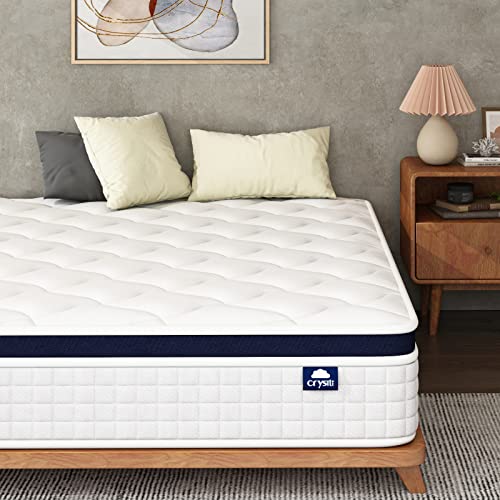 Full Size Mattress, Crystli 10 Inch Mem...