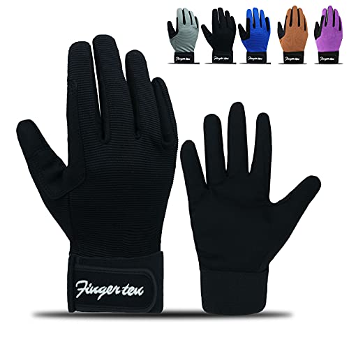 Horse Riding Gloves for Kids Women Boys...