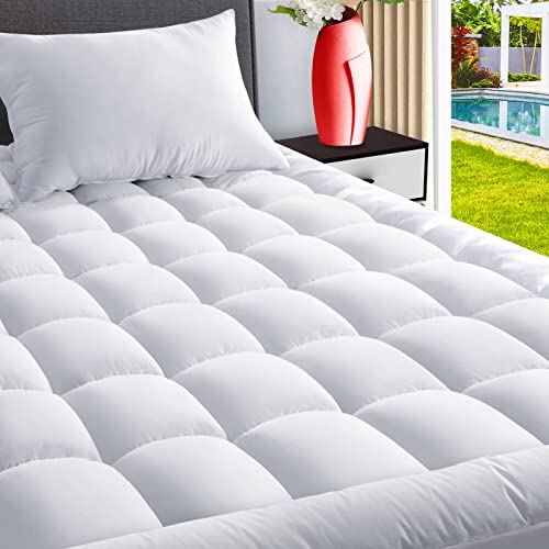 TEXARTIST Full Size Mattress Pad Double Pillow Top M...