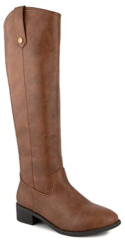 LONDON FOG Womens Irie Riding Boot, Regular and Wide...