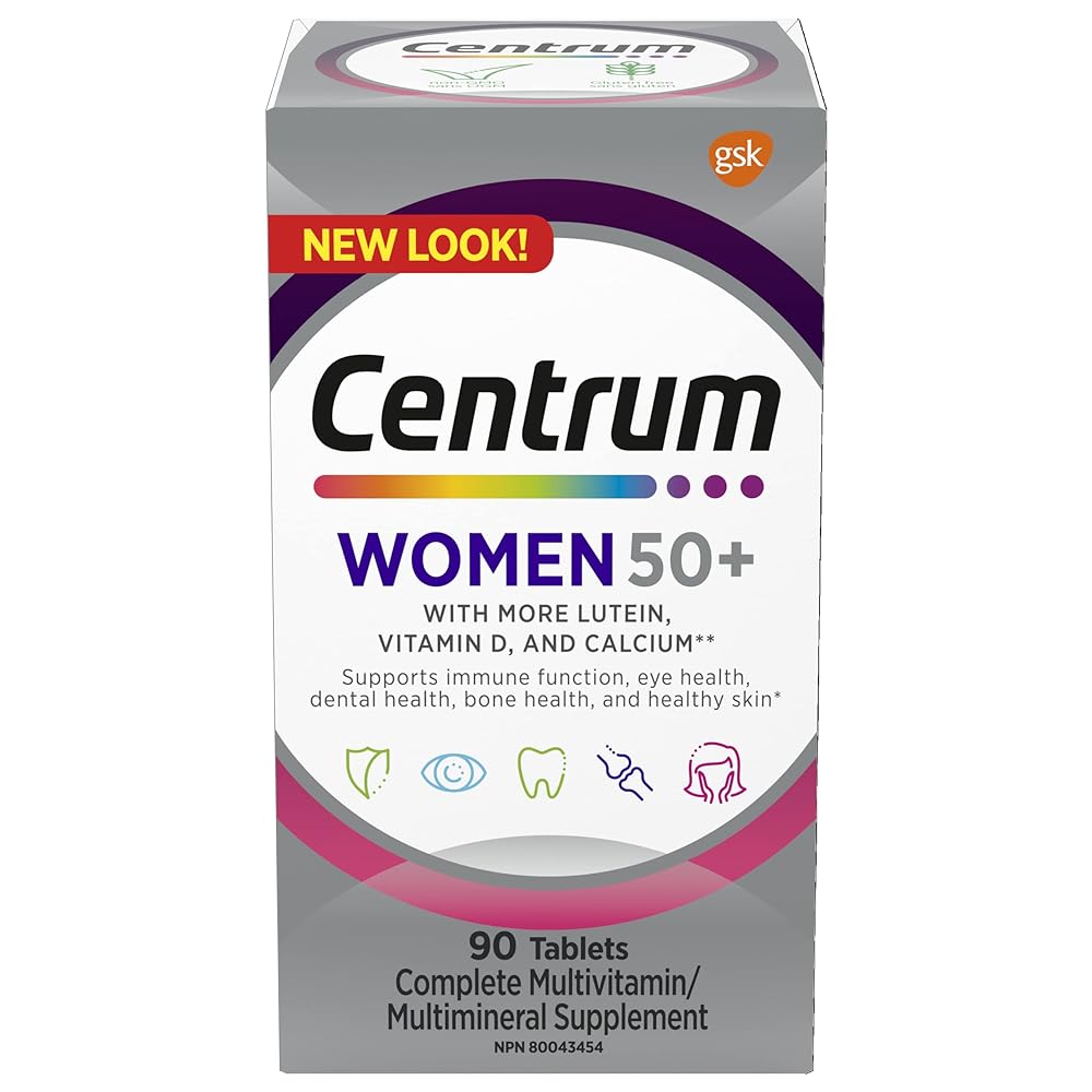 Centrum Women 50+ Multivitamin, 90 Tablets