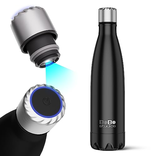 BoBo Studios® Water Bottle 500 ml, Stainless Steel W...