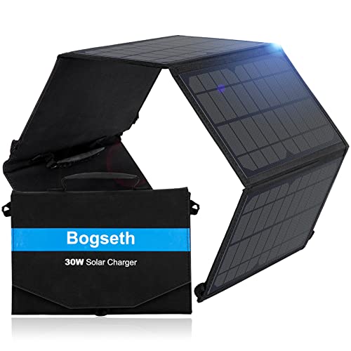 Foldable Solar Panel 28 W, Portable Solar Charger, S...