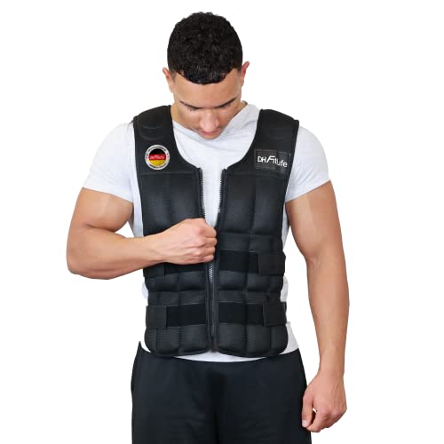 DH FitLife Adjustable Weight Vest 20 kg for Muscle B...